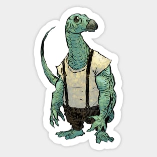 Iguanadon and on and on Sticker